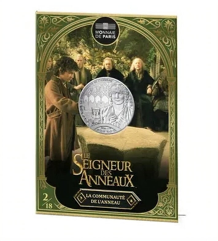 Fellowship Of The Ring - 13g Silver Coin 10€ France 2026 (Lord Of The Rings)