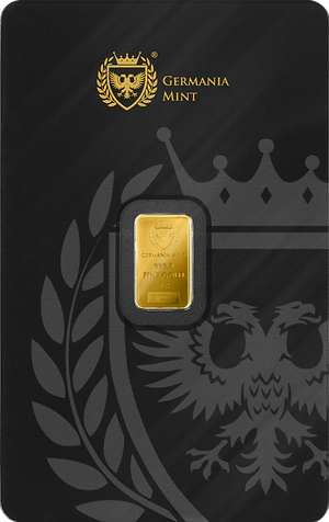 Germania Mint - 1g 999.9 Gold Minted Bar