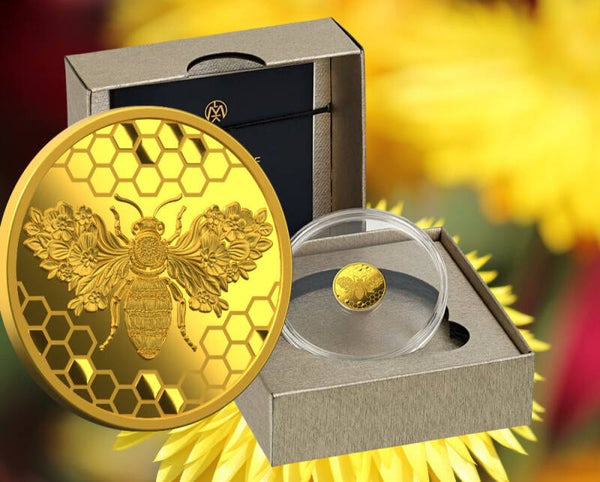 Gold Bee - 1,24 g .999 Gold Proof Coin - 5$ Niue 2026