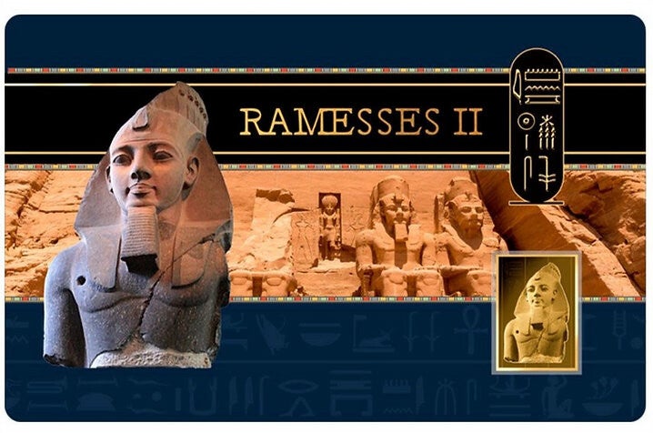 1/1000 oz 999 Fine Gold 3000 CFA Francs Chad Pharaohs Series – Ramesses II Coin