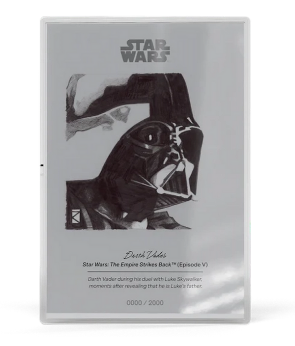 Agoro Star Wars Sketch Art - Darth Vader - 5 g Silver Collectible Foil 1$ Niue 2026