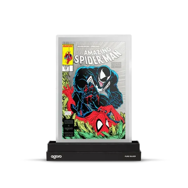 Agoro Marvel - The Amazing Spiderman #316: Venom Unleashed - 1 oz Silver COMIX Foil