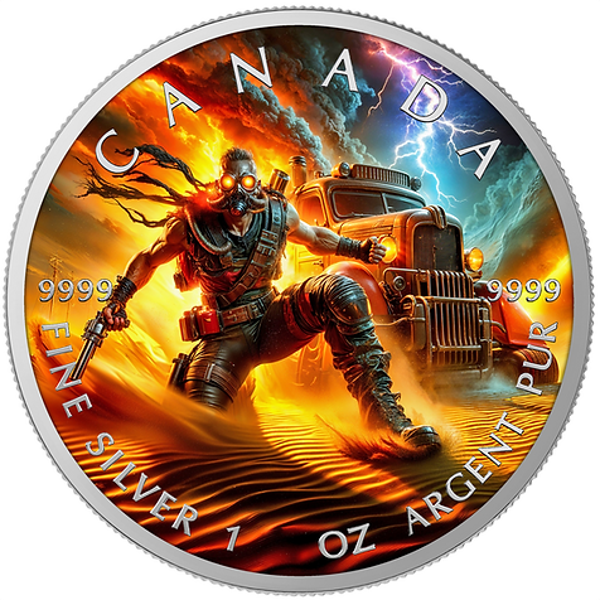 Diesel Fury - 1 Oz 999.9 Silver Coin 5$ Canada 2025