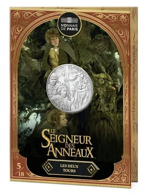 Pippin & the Treebeard - 13g Silver Coin 10€ France 2026 (Lord Of The Rings)