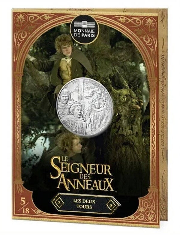Pippin & the Treebeard - 13g Silver Coin 10€ France 2026 (Lord Of The Rings)