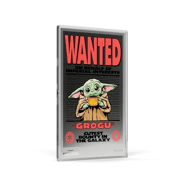 Agoro STARWARS: The Mandalorian Wanted: Grogu 5g Silver Collectible Foil 1$ Niue 2026