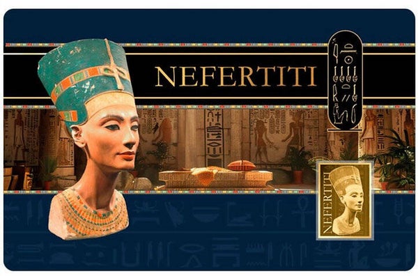 1/1000 oz 999 Fine Gold 3000 CFA Francs Chad Pharaohs Series – Nefertiti Coin