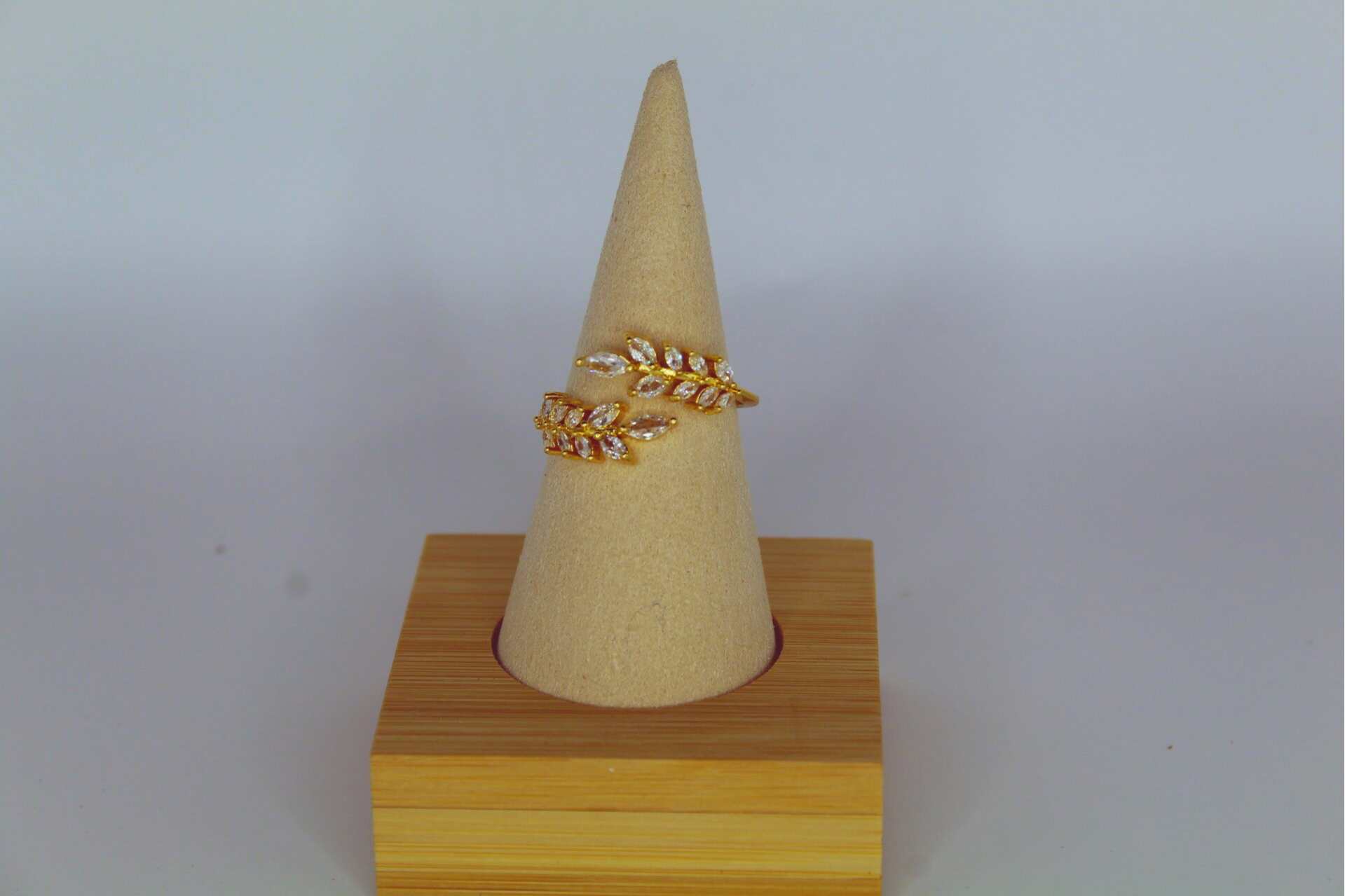 Bague palmier fine