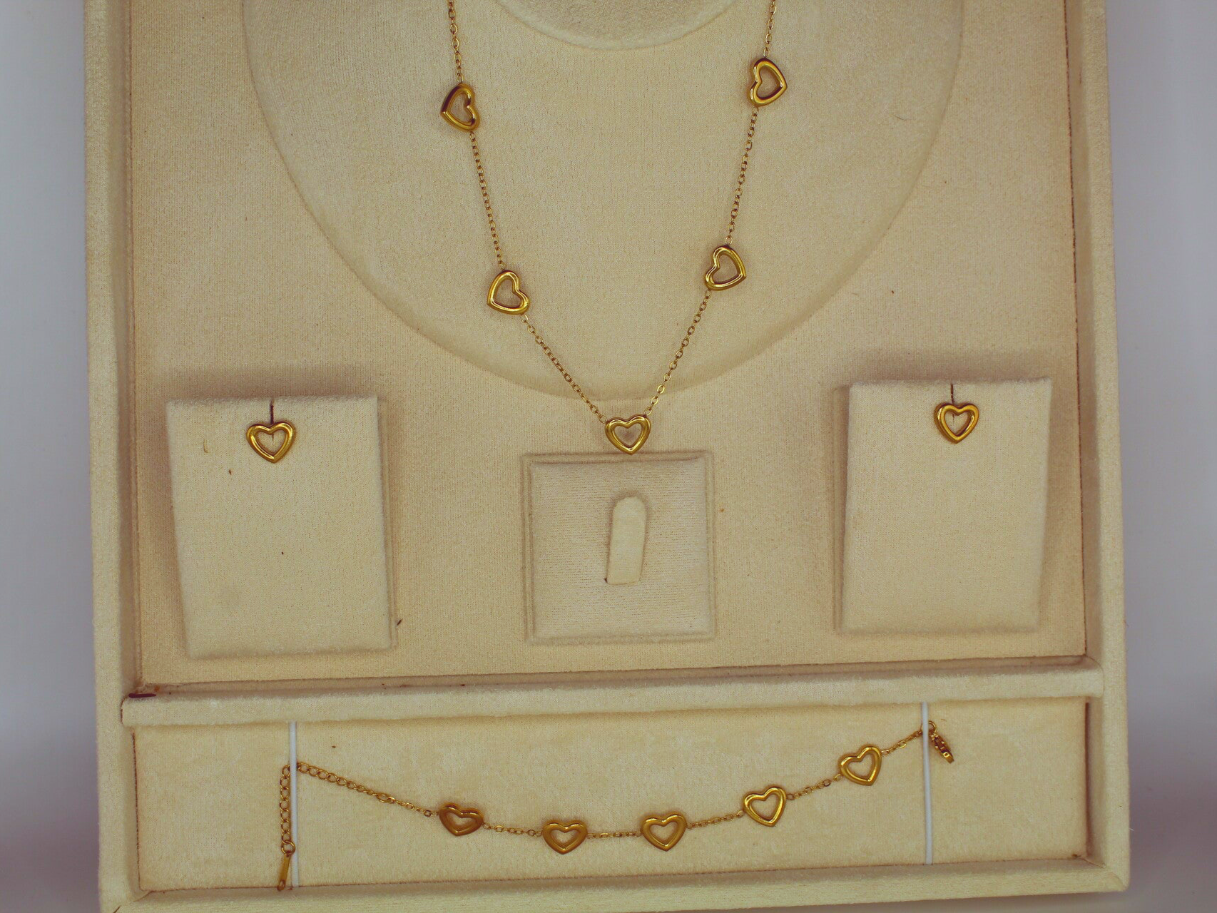 Parure coeur prestige