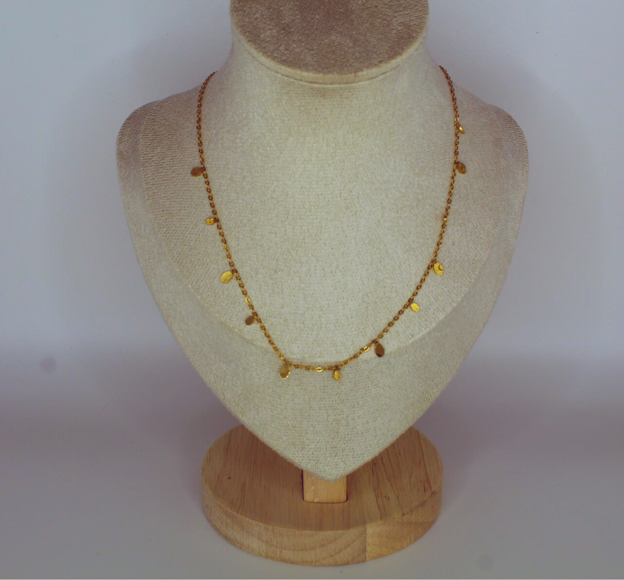 Collier gouttes lumineuses