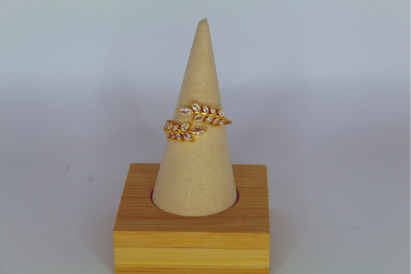 Bague palmier fine