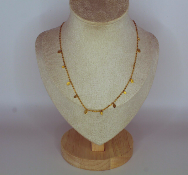 Collier gouttes lumineuses