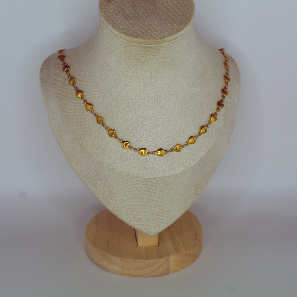Collier coeur éclatant