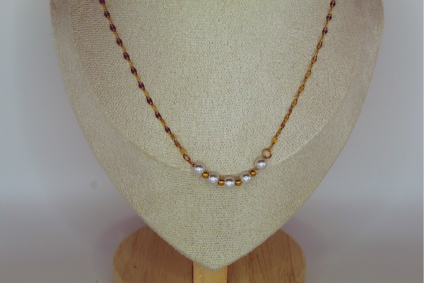 Collier éclat de perles