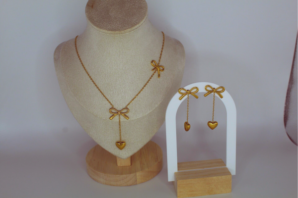 Parure coeur tendre
