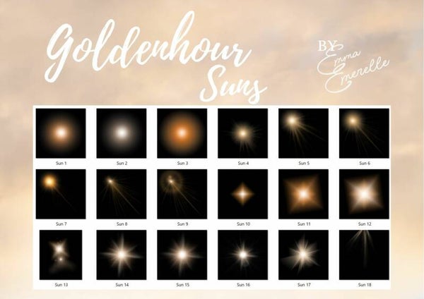 18 sunlight overlays