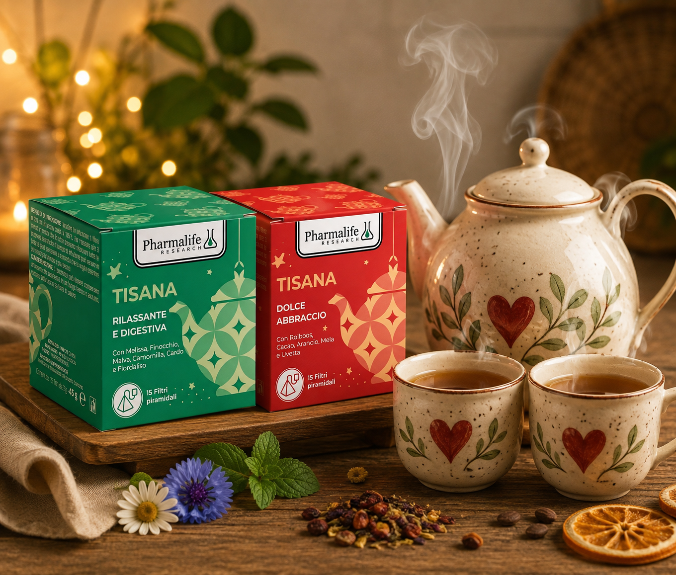 Box Tisana/Infuso Digestica e calmante - Tisana Dolce Abbraccio Rilassante