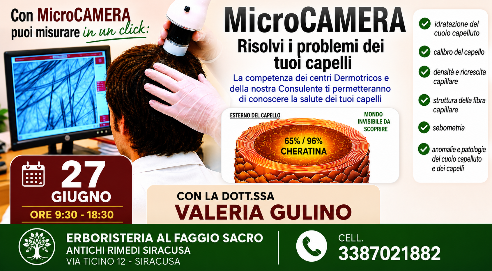 Consulenza Tricologica 27 Giugno 2026