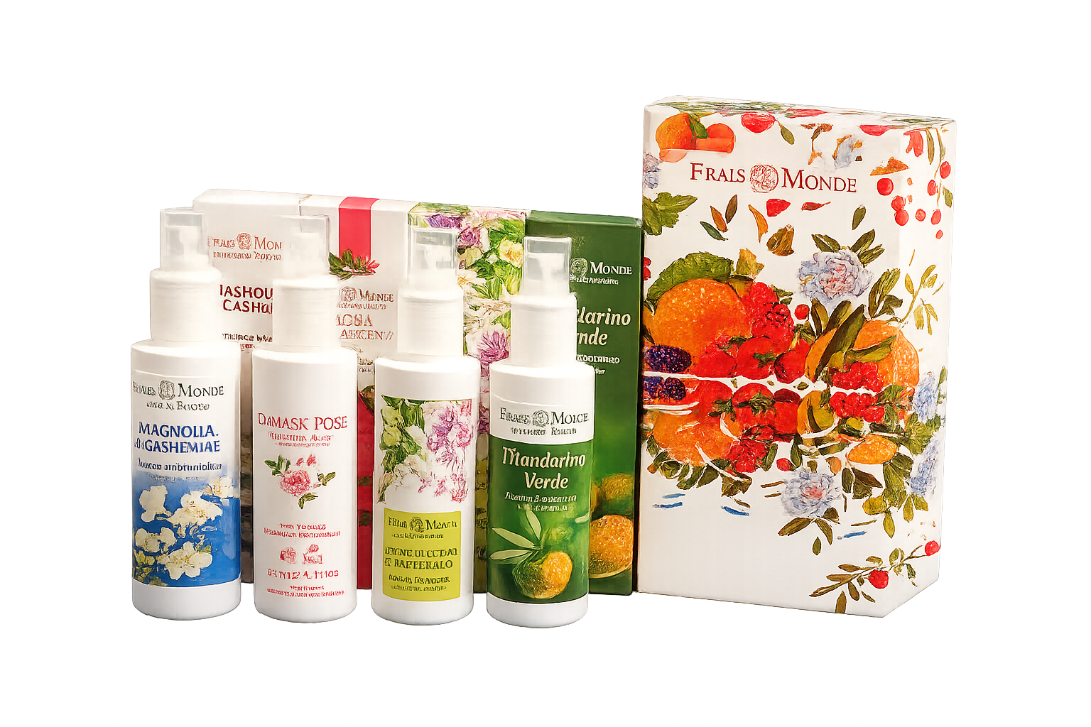 Set 4 Acque Profumate Frais Monde