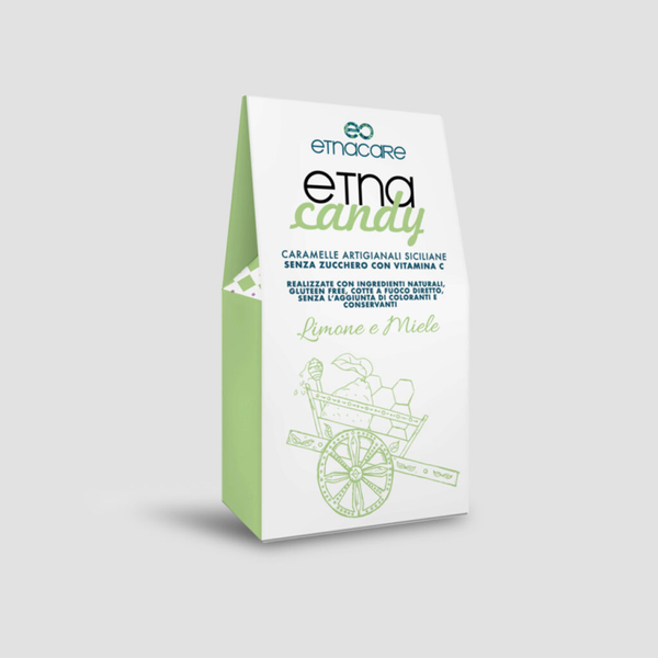 Etna Candy Miele e Limone Senza Zucchero con Vitamina C 40 g