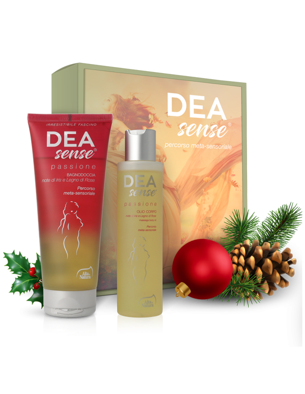 Cofanetto Dea Sense Olio + Bagnodoccia Passione - Note di Iris e Legno di Rose