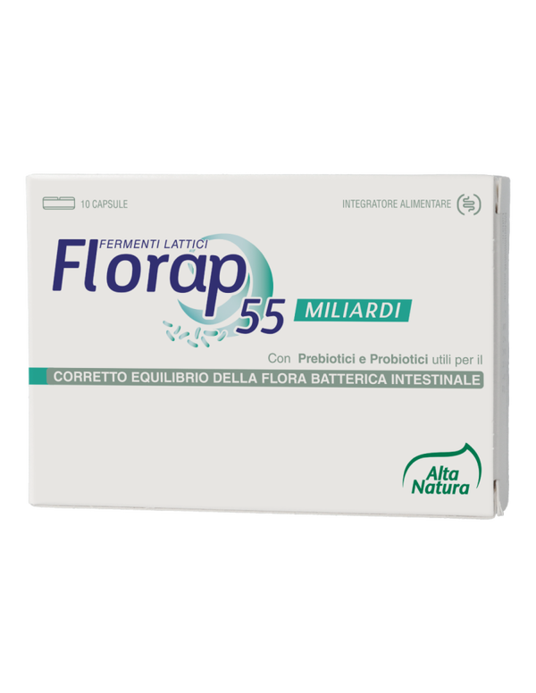 Florap 55 miliardi 10 capsule da 500 mg