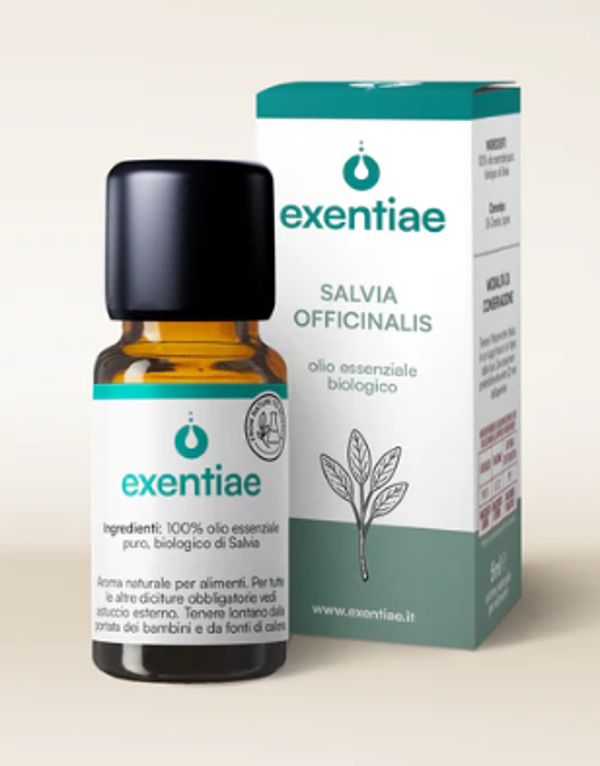 Salvia Officinalis Olio Essenziale Biologico 5 ml