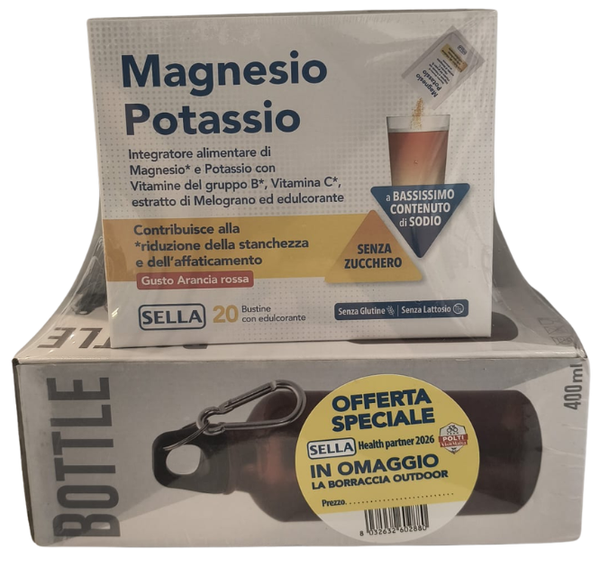 MAGNESIO + POTASSIO + BORRACCIA (No thermos) - 20 bustine