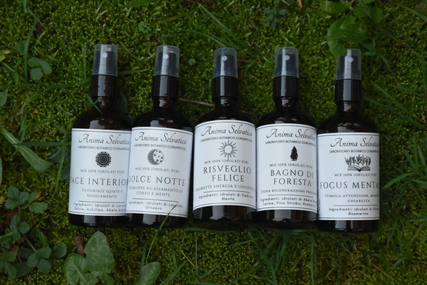 Set "Vita Lenta" da 5 Acque Aromatiche da 50 ml