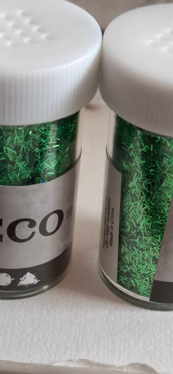 Grønn lange glitter