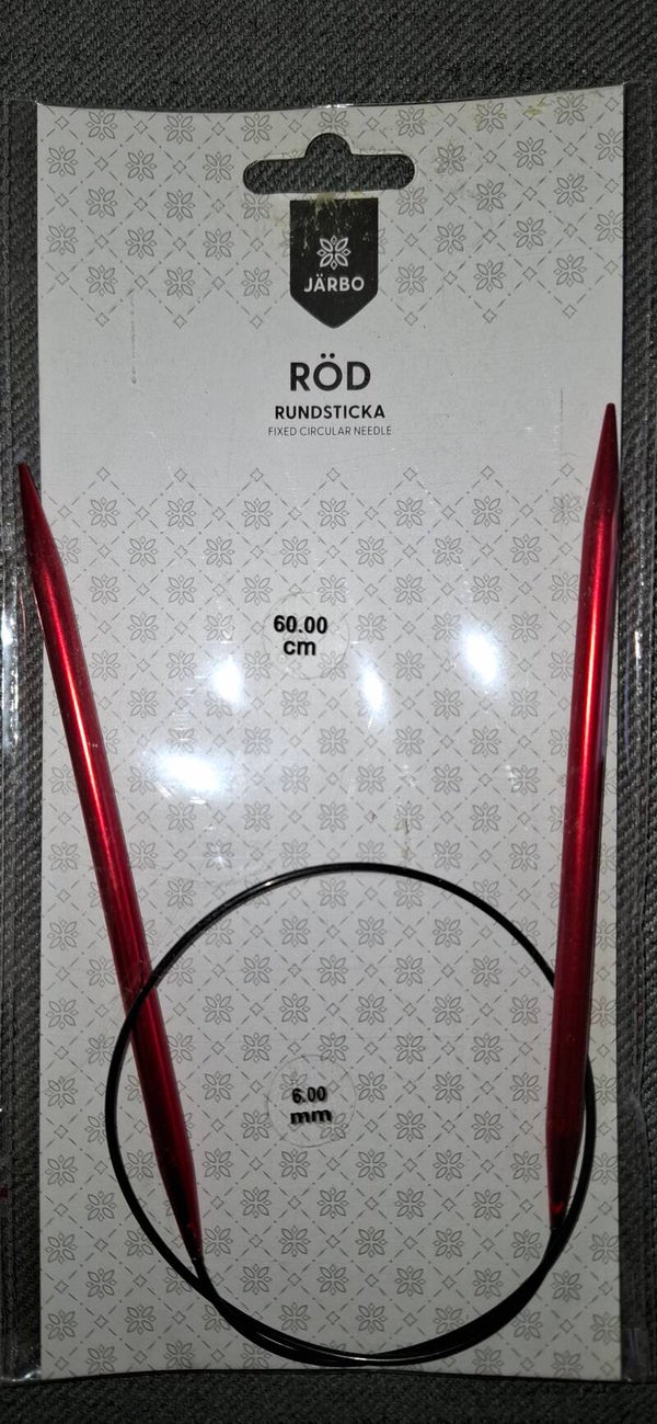 Rundpinne 60 cm Järbo Röd