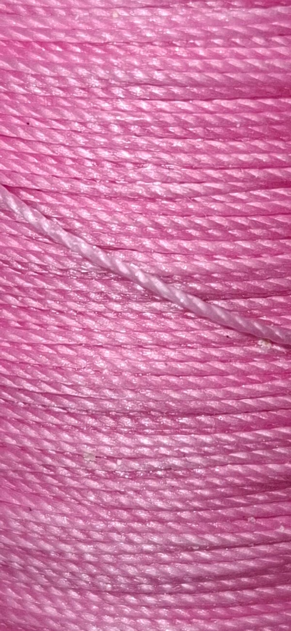 146. Rosa lys vokset perletråd 90 m.