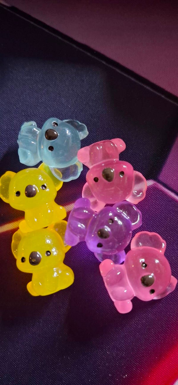 Koalafigurer glow in the dark