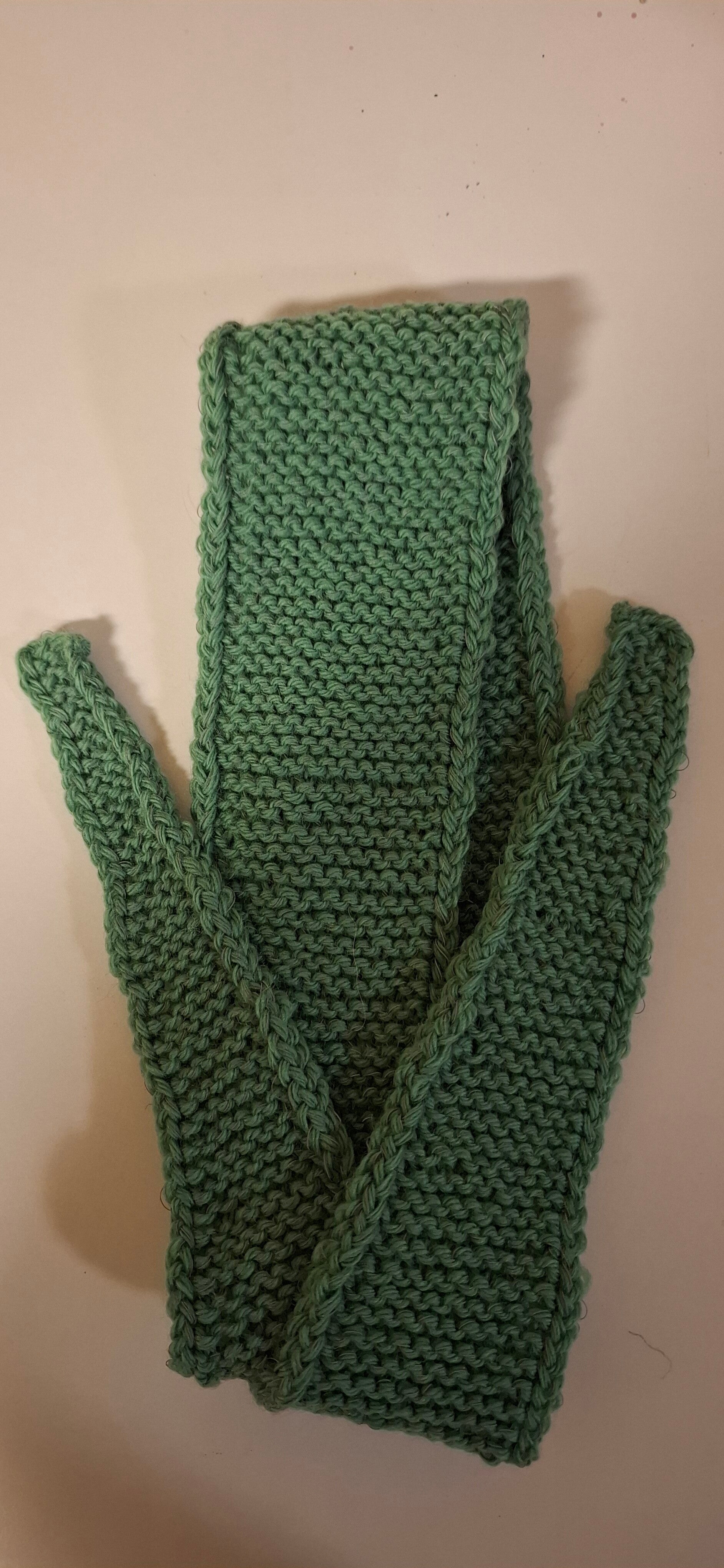 149. Sofie skjerf reflex grønn