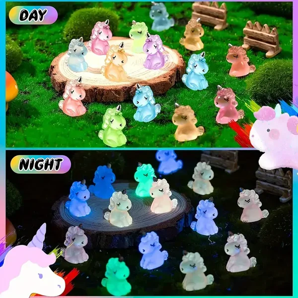 Enhjørning glow in the dark