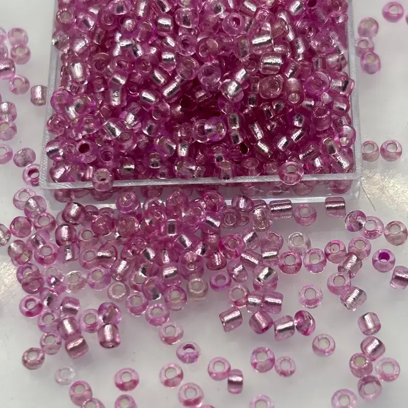 Glassfrøperler LILLA