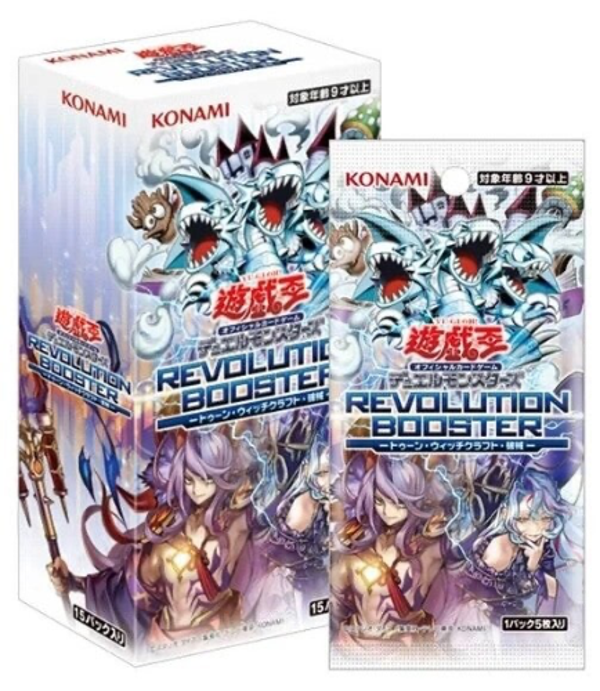 YU-GI-OH! Revolution Toon Witchcrafter Unchained Booster Box - Japans