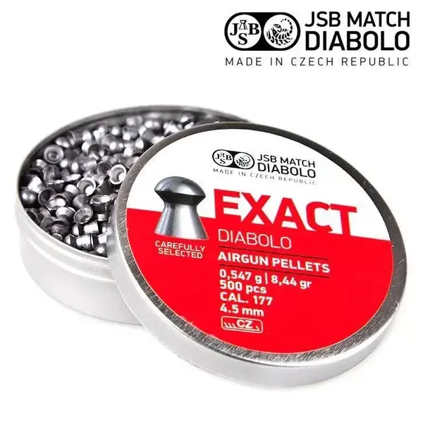 JSB Exact Pellets 4.52mm .177 Calibre 8.44 grain  x10 Tins of 500