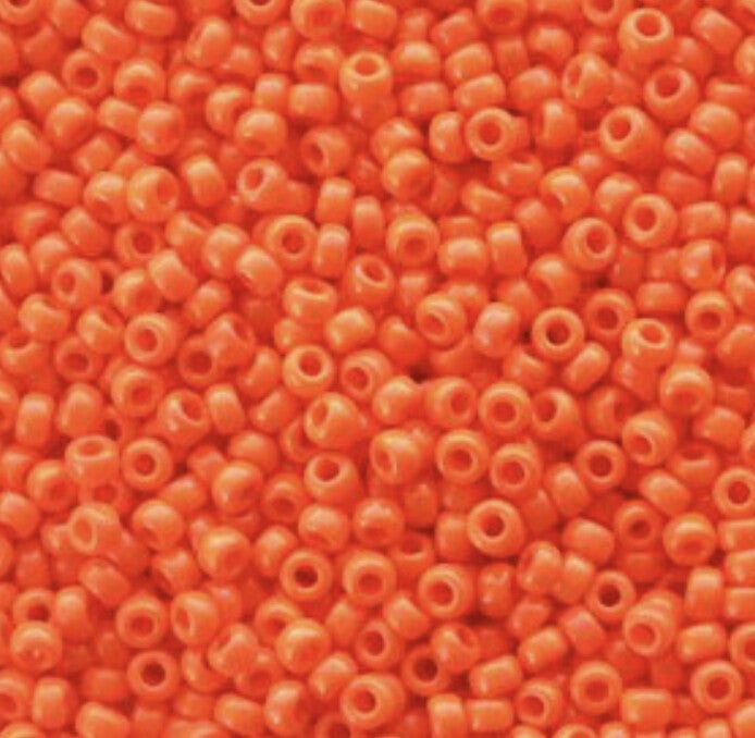 orange kralen 2mm