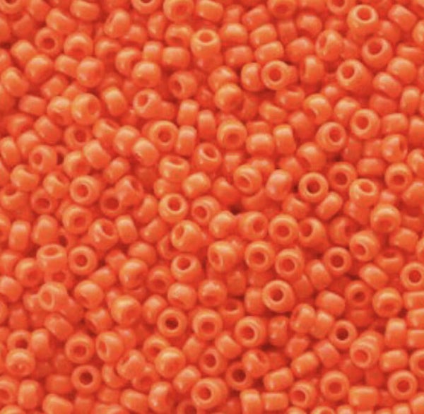 orange kralen 2mm