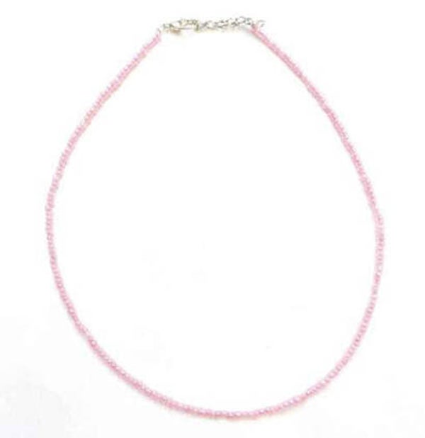 basic choker-princess pink