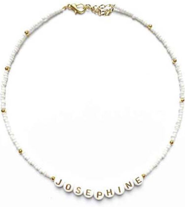 Name choker white