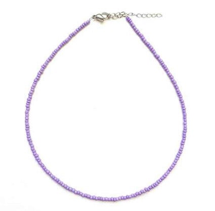 basic choker-lilac