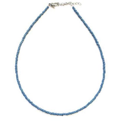basic chokers-indy blue
