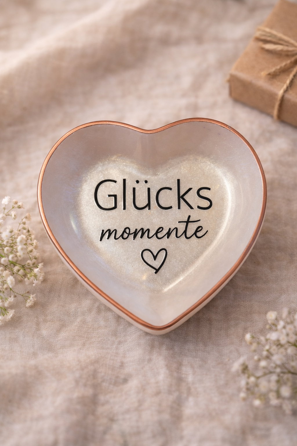 Spruchschale in Herzform