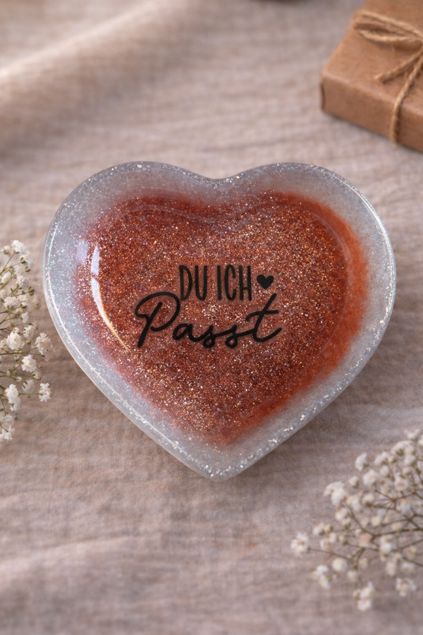 Spruchschale „Ich Du passt“