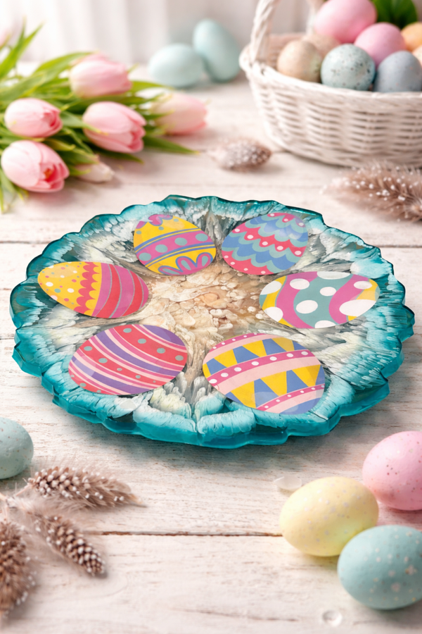 Osterteller Deko