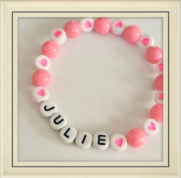 Pink Hearts Bracelet