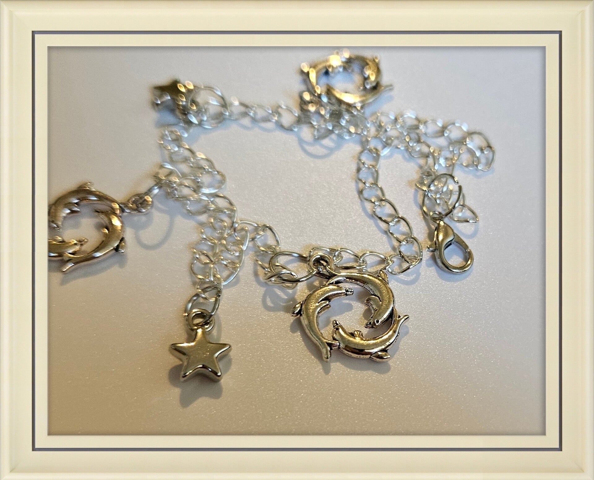 Dolphin Silver Chain Bracelet