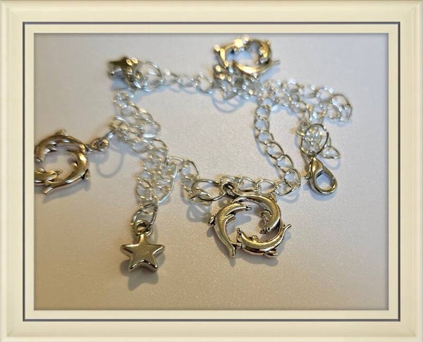 Dolphin Silver Chain Bracelet